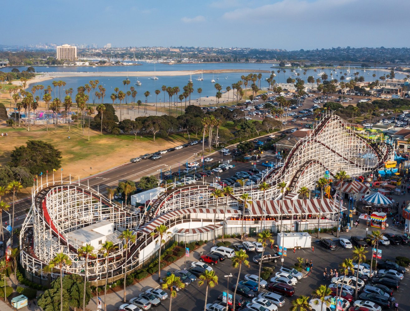 Belmont Park Attractions in San Diego